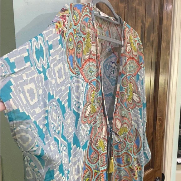 Johnny Was California Regina Kimono Cover-Up. Worn Twice. L/XL. Great condition. - Picture 3 of 6